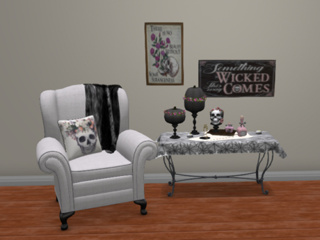 Second Life Marketplace Gothic Romance Halloween Decor Collection